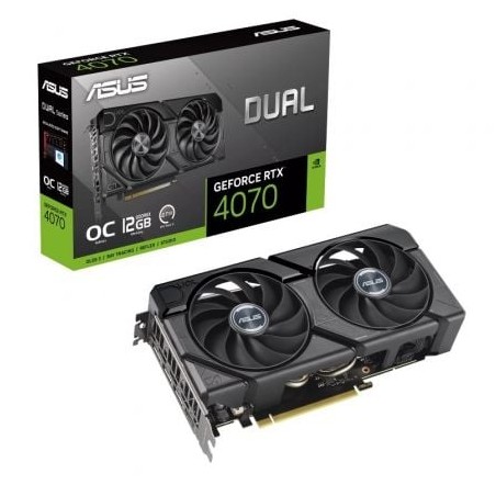 Tarjeta Gráfica Asus Dual GeForce RTX 4070 EVO OC Edition- 12GB GDDR6X