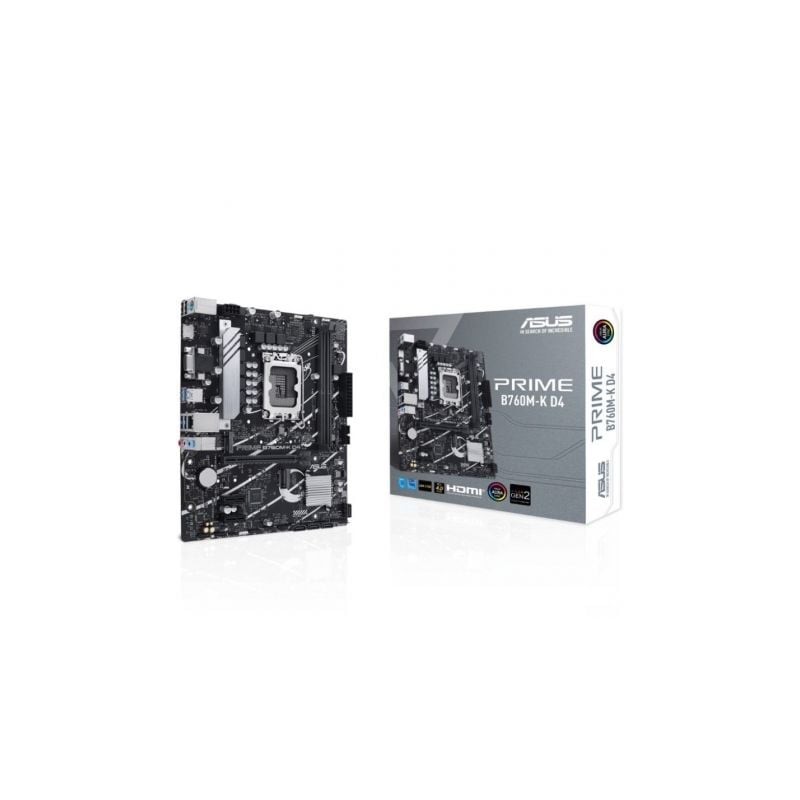 Placa Base Asus PRIME B760M-K D4 Socket 1700- Micro ATX