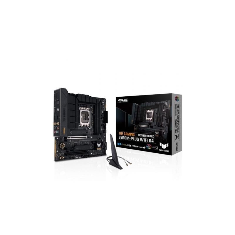 Placa Base Asus TUF GAMING B760M-PLUS WIFI D4- Socket 1700- Micro ATX