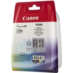 Cartucho de Tinta Original Canon PG-40 + CL-41 Multipack- Negro- Tricolor