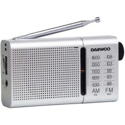 Radio Portátil Daewoo DW1037- Plateada