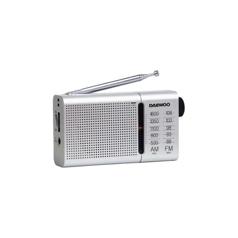 Radio Portátil Daewoo DW1037- Plateada