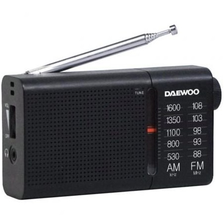 Radio Portátil Daewoo DW1119- Negra