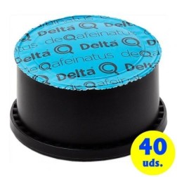 Cápsula Delta DeQafeinatus para cafeteras Delta- Caja 40