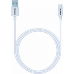 Cable USB 3-0 Tipo-C Duracell USB5031W- USB Tipo-C Macho - USB Macho- 1m- Blanco