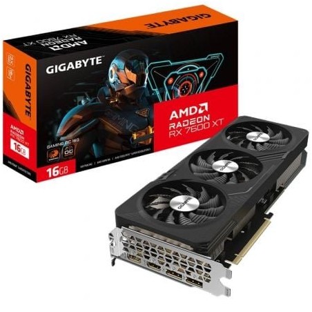 TARJETA GRAFICA GIGABYTE RADEON RX 7600 XT GAMING OC 16GB DDR6