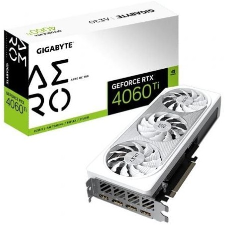 Tarjeta Gráfica Gigabyte GeForce RTX 4060 Ti Aero OC 16G- 16GB GDDR6