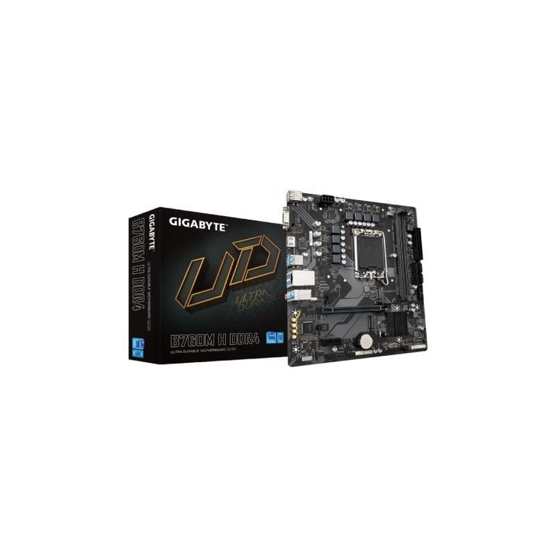 Placa Base Gigabyte B760M H DDR4 Socket 1700- Micro ATX