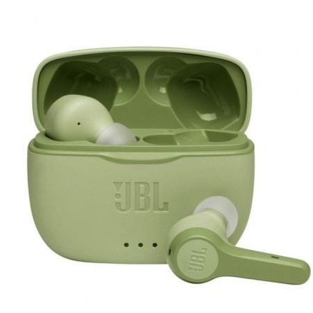 Auriculares Bluetooth JBL Tune 215 TWS con estuche de carga- Autonomía 5h- Verdes