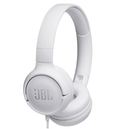 Auriculares JBL Tune 500- con Micrófono- Jack 3-5- Blancos