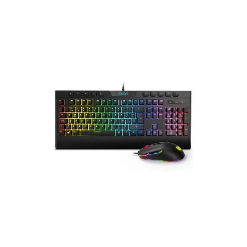 Pack Gaming Krom Kalyos- Teclado RGB + Ratón Óptico