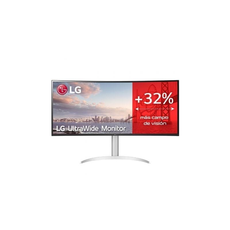 Monitor Profesional Ultrapanorámico LG UltraWide 34WQ650-W 34"- WFHD- Multimedia- Regulable en Altura- Plata y Blanco