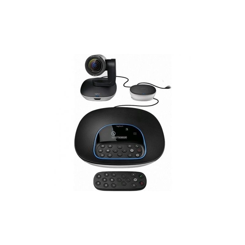 Sistema de Videoconferencia Logitech Group- Enfoque Automático- Full HD