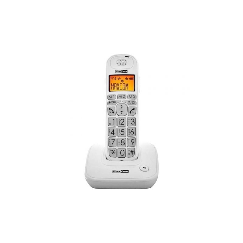 Teléfono Inalámbrico Maxcom MC6800- Blanco