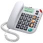 Telefono fijo maxcom kxt480 white