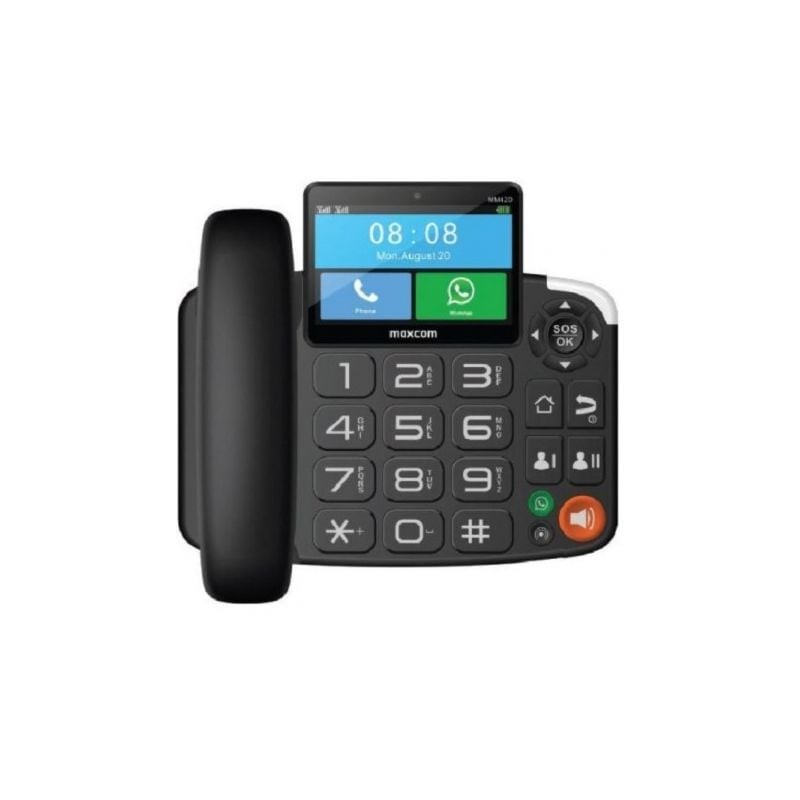 Teléfono Inalámbrico Maxcom MM42D 4G- Negro