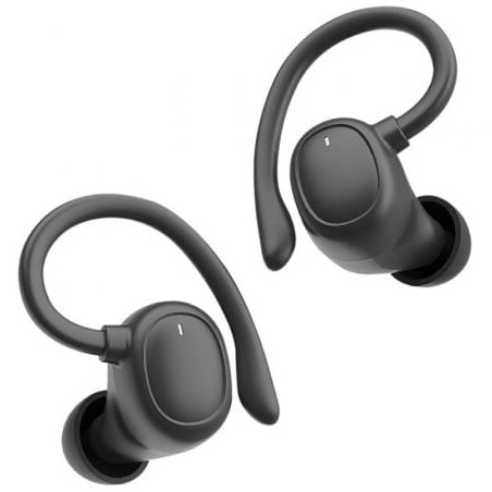 Auriculares Deportivos Bluetooth Muvit iO Smart True Wireless Sport ENC con estuche de carga- Autonomía 6h- Negros