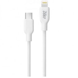 Cable USB 2-0 Tipo-C Lightning Myway MWUSC0023- USB Tipo-C Macho - Lightning Macho- 1m- Blanco