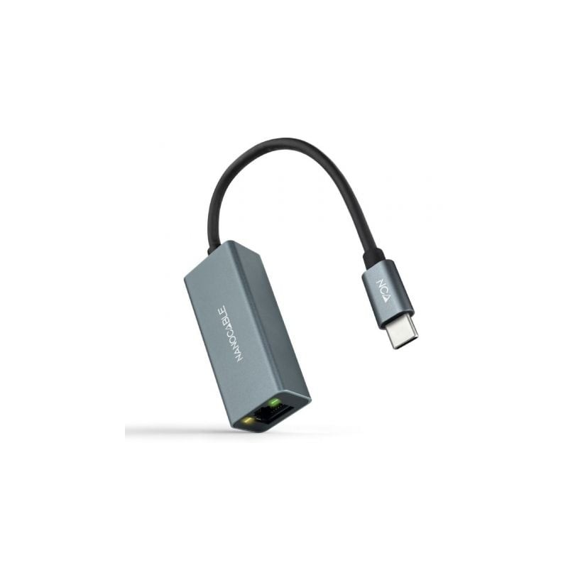 Adaptador Tipo-C - RJ45 Nanocable 10-03-0406- 1000Mbps