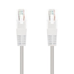 Cable de Red RJ45 UTP Nanocable 10-20-0102-W Cat-5e- 2m- Blanco