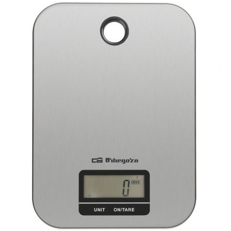 Báscula de Cocina Electrónica Orbegozo PC 1019- hasta 5kg- Plata