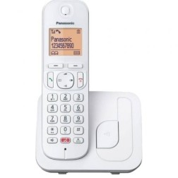 Teléfono Inalámbrico Panasonic KX-TGC250SPW- Blanco