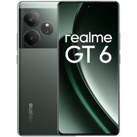 Smartphone Realme GT6 16GB- 512GB- 6-78"- 5G- Verde Resplandor