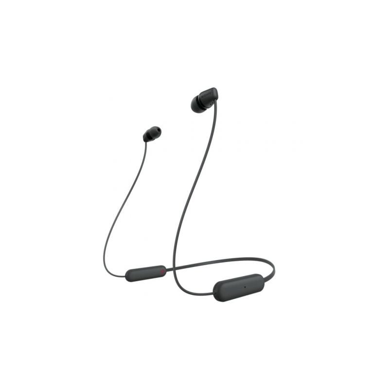 Auriculares Inalámbrico Intrauditivos Sony WI-C100- con Micrófono- Bluetooth- Negros