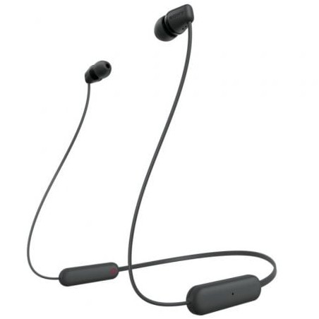 Auriculares Inalámbrico Intrauditivos Sony WI-C100- con Micrófono- Bluetooth- Negros