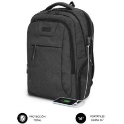 Mochila Subblim Professional Air Padding Backpack para Portátiles hasta 16"- Puerto USB