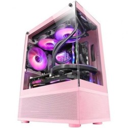 Caja Gaming Minitorre Mars Gaming MC-SE- Rosa