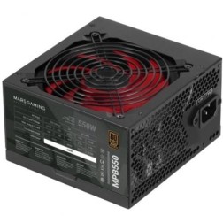 Fuente de Alimentación Mars Gaming MPB550- 550W- Ventilador 12cm- 80 Plus Bronze