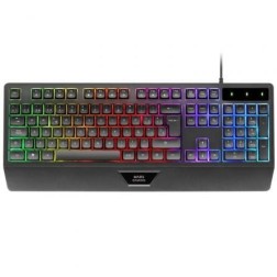 Teclado Gaming SemiMecánico Mars Gaming MK124- Negro