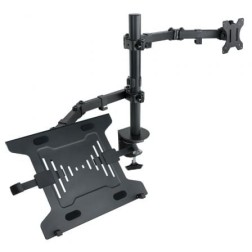 Soporte de Mesa Orientable- Inclinable Tooq DB1200TN-B para TV y Portátil de 13-32"