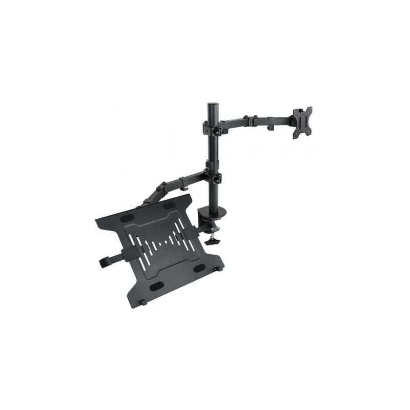 Soporte de Mesa Orientable- Inclinable Tooq DB1200TN-B para TV y Portátil de 13-32"