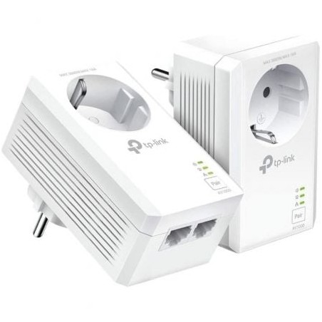 Adaptador Powerline TP-Link TL-PA7027P KIT 1000Mbps- Alcance 300m- Pack de 2