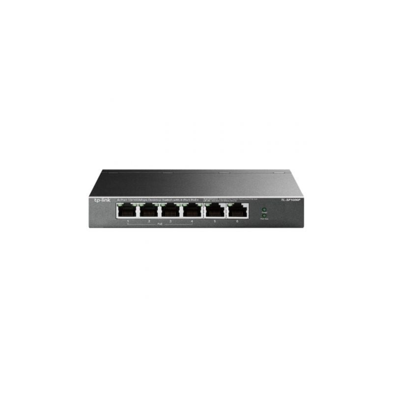 Switch TP-Link TL-SF1006P 6 Puertos- RJ-45 10-100 PoE