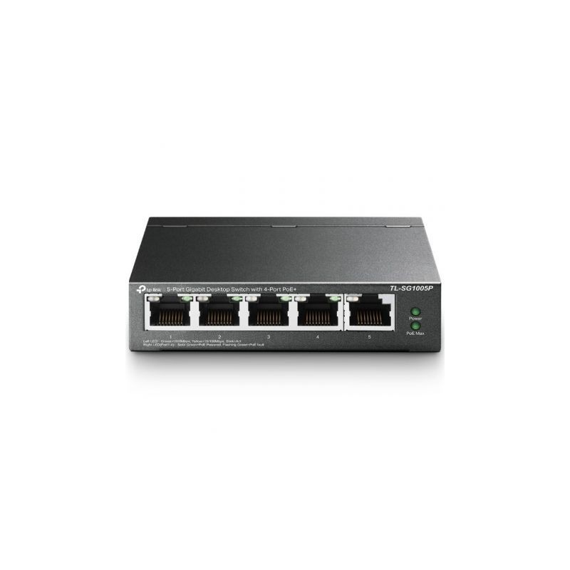 Switch TP-Link TL-SG1005P 5 Puertos- RJ-45 10-100-1000 PoE