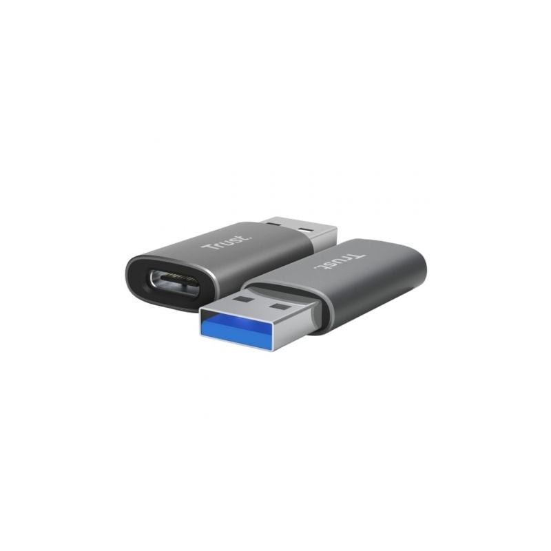 Adaptador USB 3-2 GEN2 Trust Calyx - USB Tipo-C Hembra - USB Macho