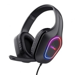 Auriculares Gaming con Micrófono Trust Gaming GXT 416 Zirox- Jack 3-5-USB Negros