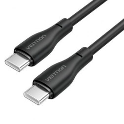 Cable USB Tipo-C Vention H27BF- USB Tipo-C Macho - USB Tipo-C Macho- 60W- 480Mbps- 1m- Negro