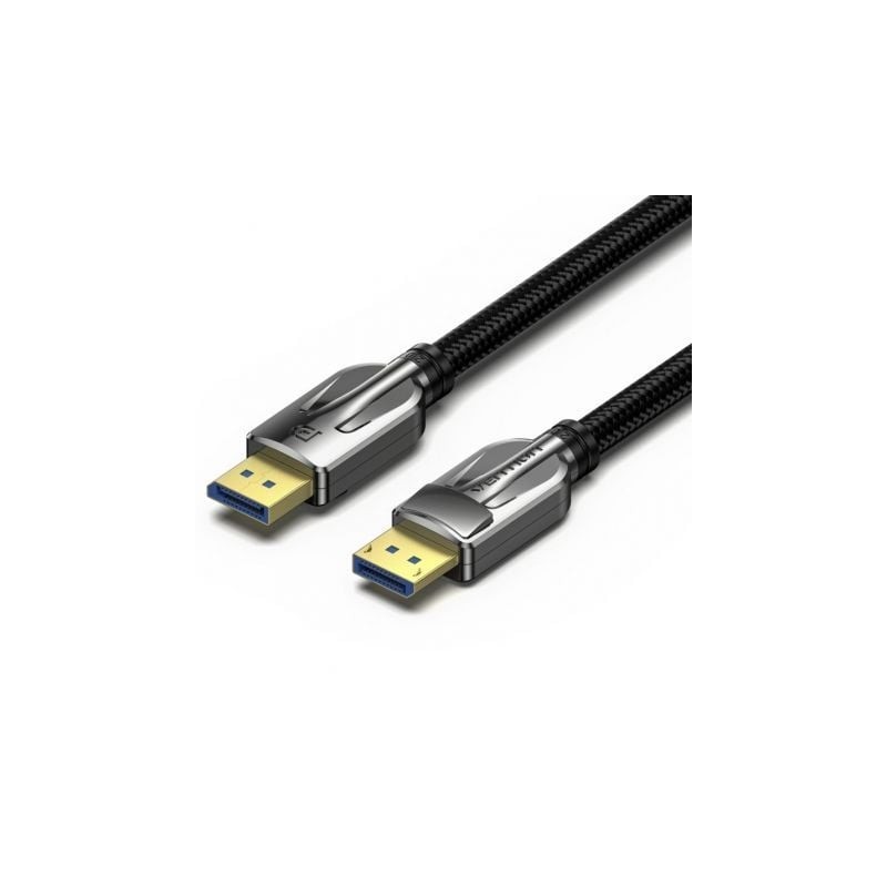 Cable DisplayPort 2-1 16K Vention HGABI- DisplayPort Macho - DisplayPort Macho- 3m- Negro