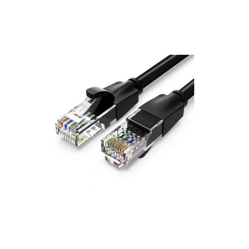 Cable de Red RJ45 UTP Vention IBEBS Cat-6- 25m- Negro