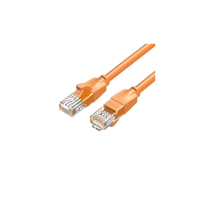 Cable de Red RJ45 UTP Vention IBEOH Cat-6- 2m- Naranja