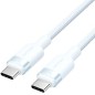 Cable USB 2-0 Tipo-C 3A Vention TRDSH- USB Tipo-C Macho - USB Tipo-C Macho- Hasta 60W- 480Mbps- 2m- Azul