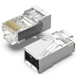 Conector RJ45 IDCR0-10- Cat-6 FTP- 10 uds