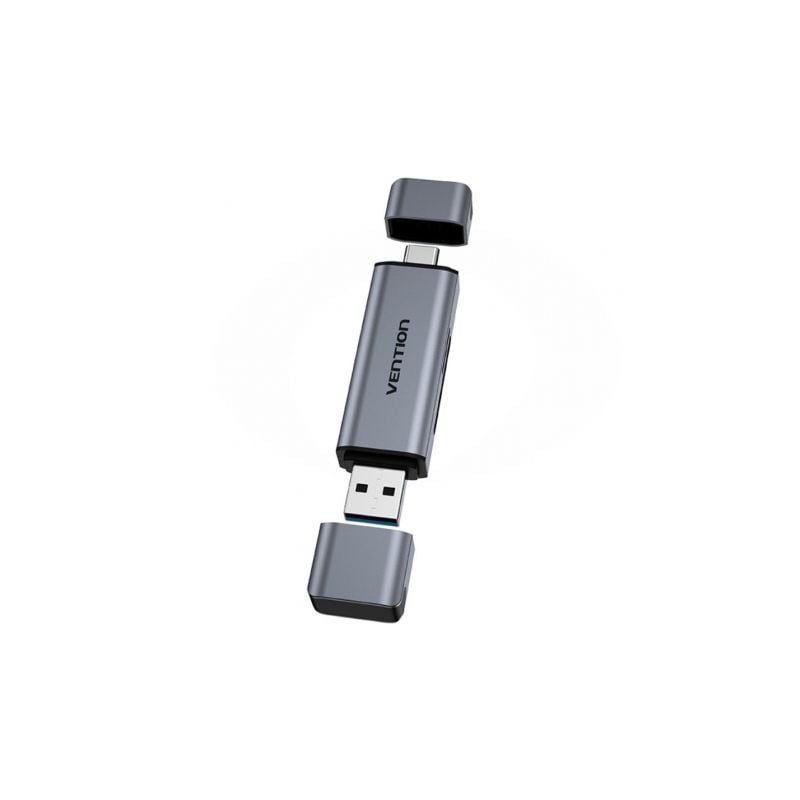 Lector de Tarjetas Externo Vention CLLH0- USB 3-0- USB Tipo-C