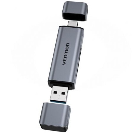 Lector de Tarjetas Externo Vention CLLH0- USB 3-0- USB Tipo-C