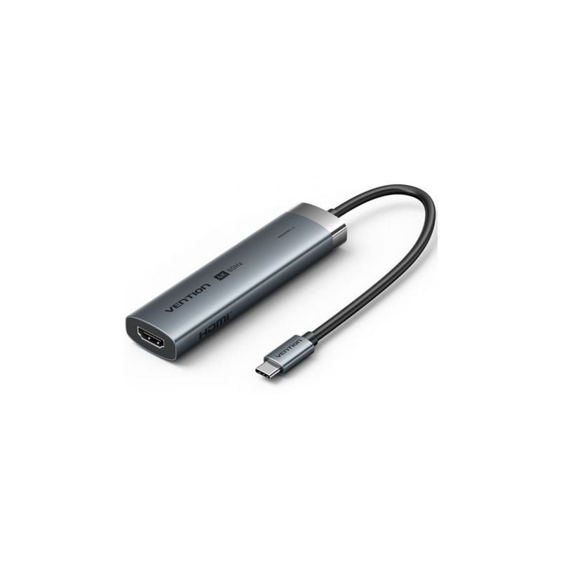 Docking USB Tipo-C Vention TGMHB- 3xUSB- 1xHDMI- 1xUSB Tipo-C PD