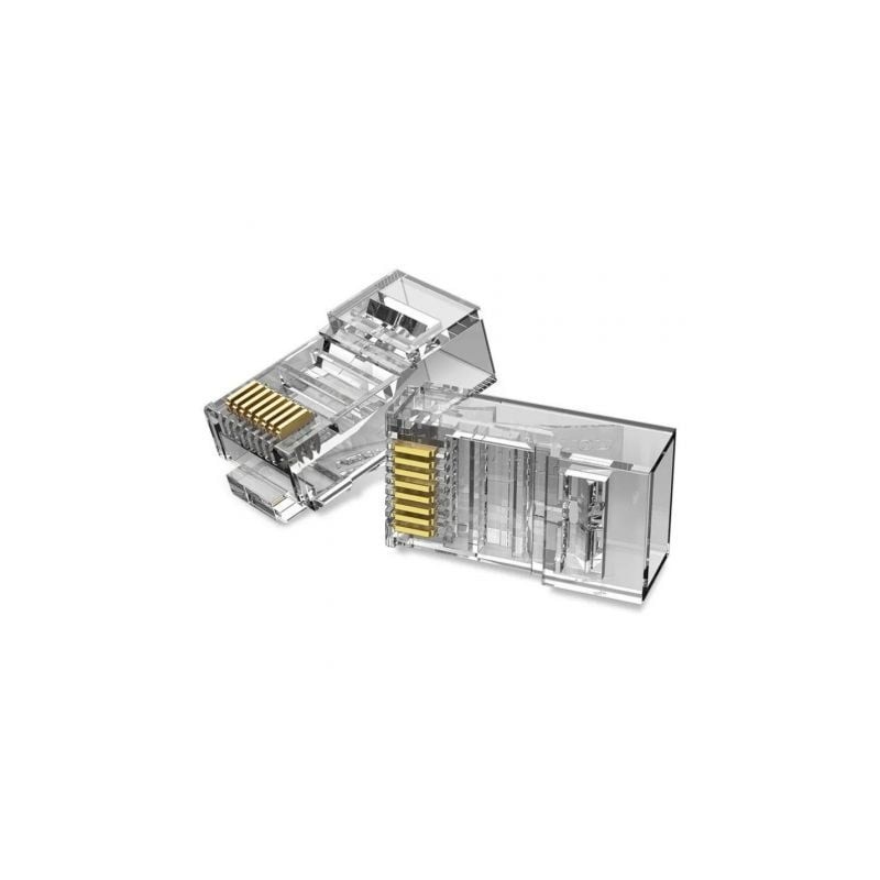 Conector RJ45 Vention IDDR0-10- Cat-6- 10 uds